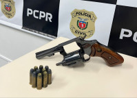 PCPR prende homem em flagrante por posse de arma de fogo em Assaí